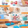 Cake Decorating Tools Supplies Kit: 236pcs Baking Accessories with Storage Case - Piping Bags and Icing Tips Set - Cupcake Cookie Frosting Fondant Bak